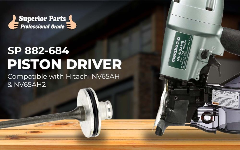 Superior Parts Aftermarket Piston Driver for Hitachi NV65AH/NV65AH2 Coil Nailer, large image number 6
