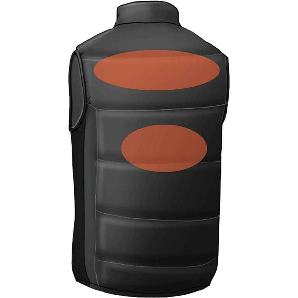 Makita 18V LXT Lithium-Ion Cordless Heated Vest Vest Only (Black XL), large image number 2