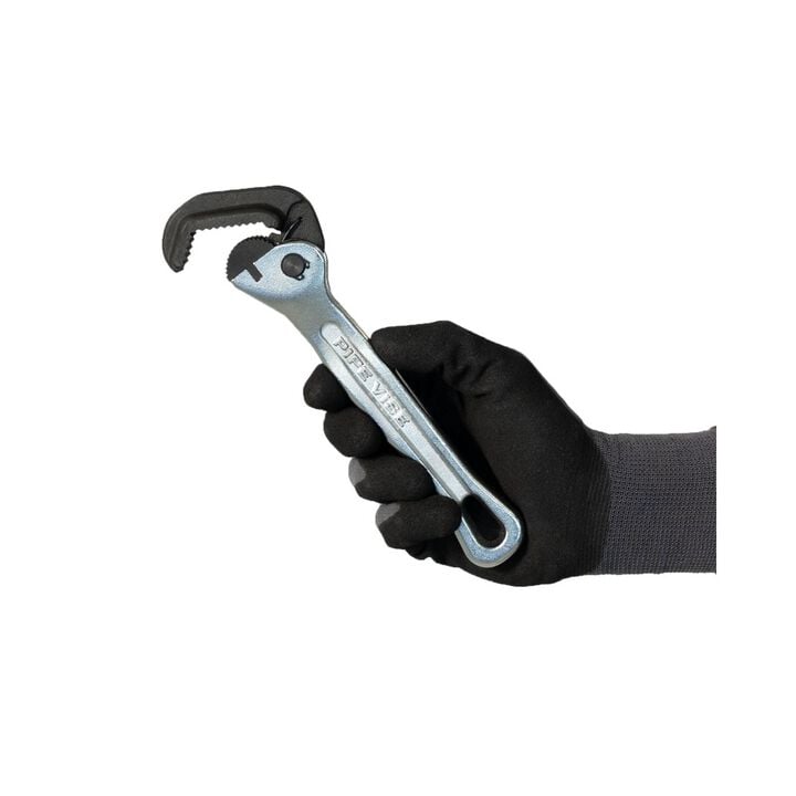 Pipe Vise 1 Inch Chrome Steel Amigo Self Adjusting Pipe Wrench, large image number 1