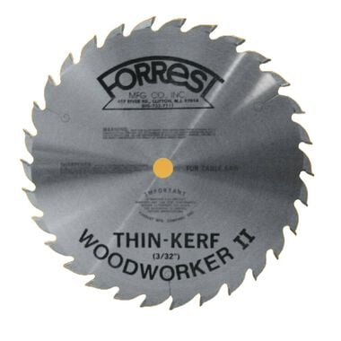 Forrest Woodworker II 10In x 40T Blade, large image number 0