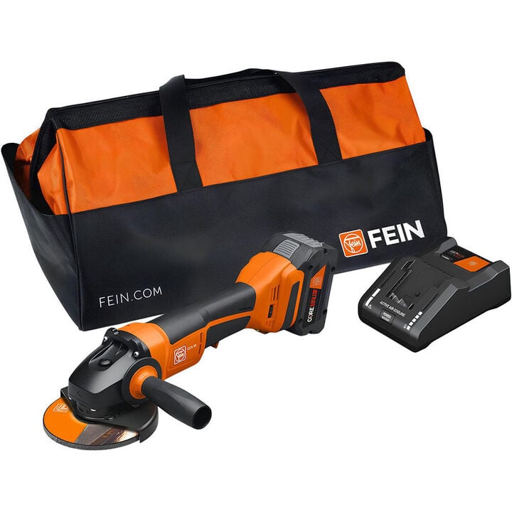 Fein 5in Paddle Switch Angle Grinder Kit