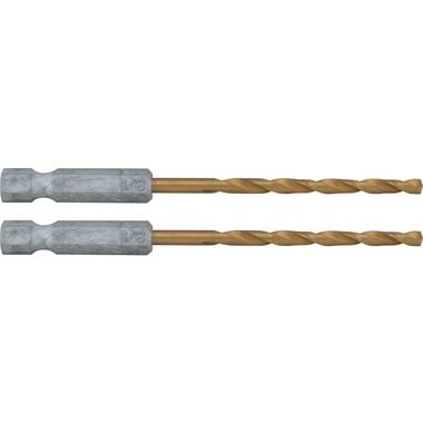 CRAFTSMAN 1/8 Inch Hex Shank Titanium Nitride Coating Drill Bits