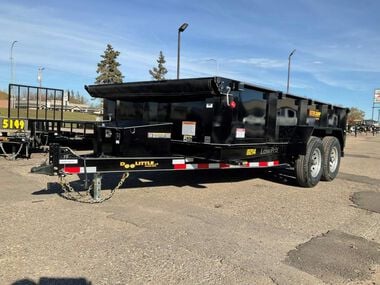 Doolittle Trailer Mfg HD Low Profile 8214 14' x 82in Dual Tandem Axle Master Dump Trailer New, large image number 1