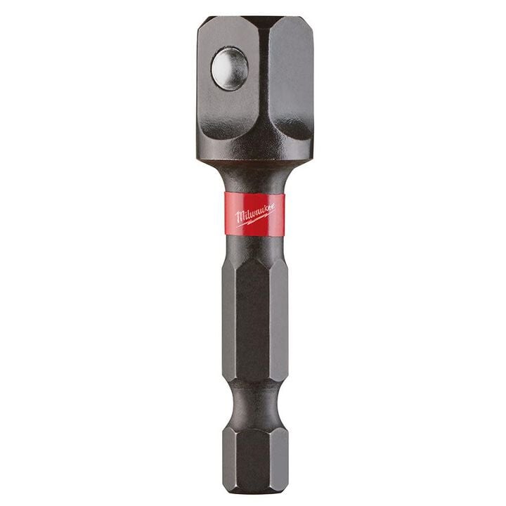 Milwaukee SHOCKWAVE 1/4 in. Hex to 3/8 in. Square Socket Adapter