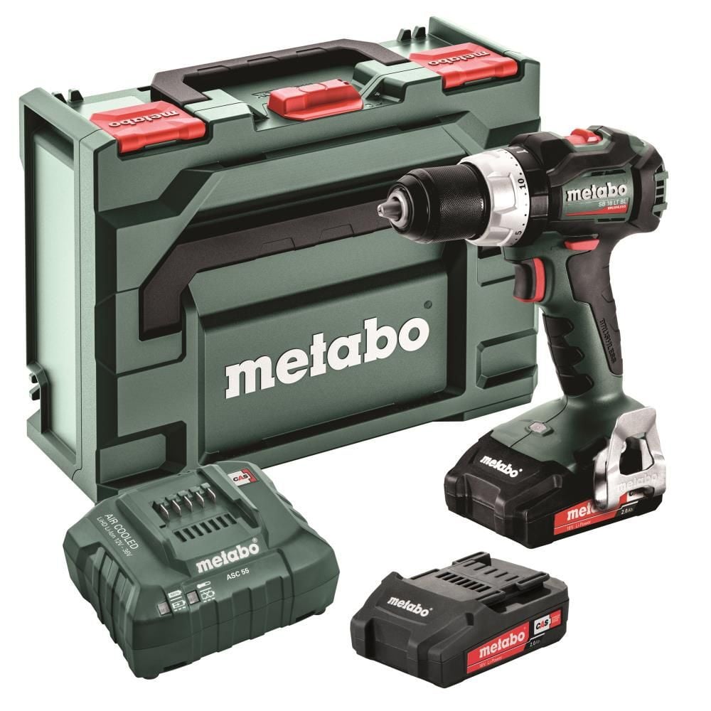 Metabo 18V SB 18 LT BL 2.0 Brushless Cordless Hammer Drill 2.0Ah Kit, large image number 1