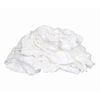 Buffalo Industries Recycled White T Shirt Cloth Rag 25 Lb Box, small