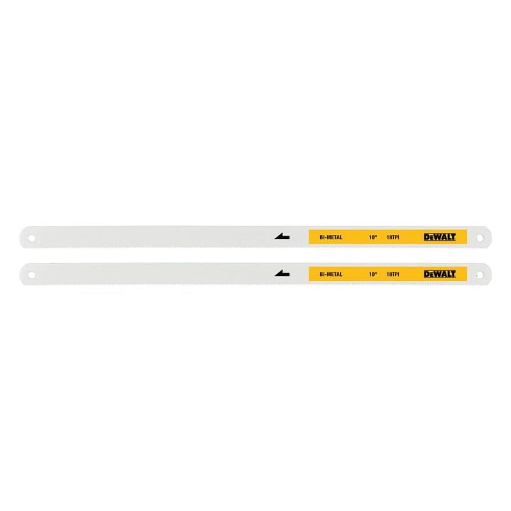 DEWALT 10 Inch Hacksaw Blade, 2 Pieces