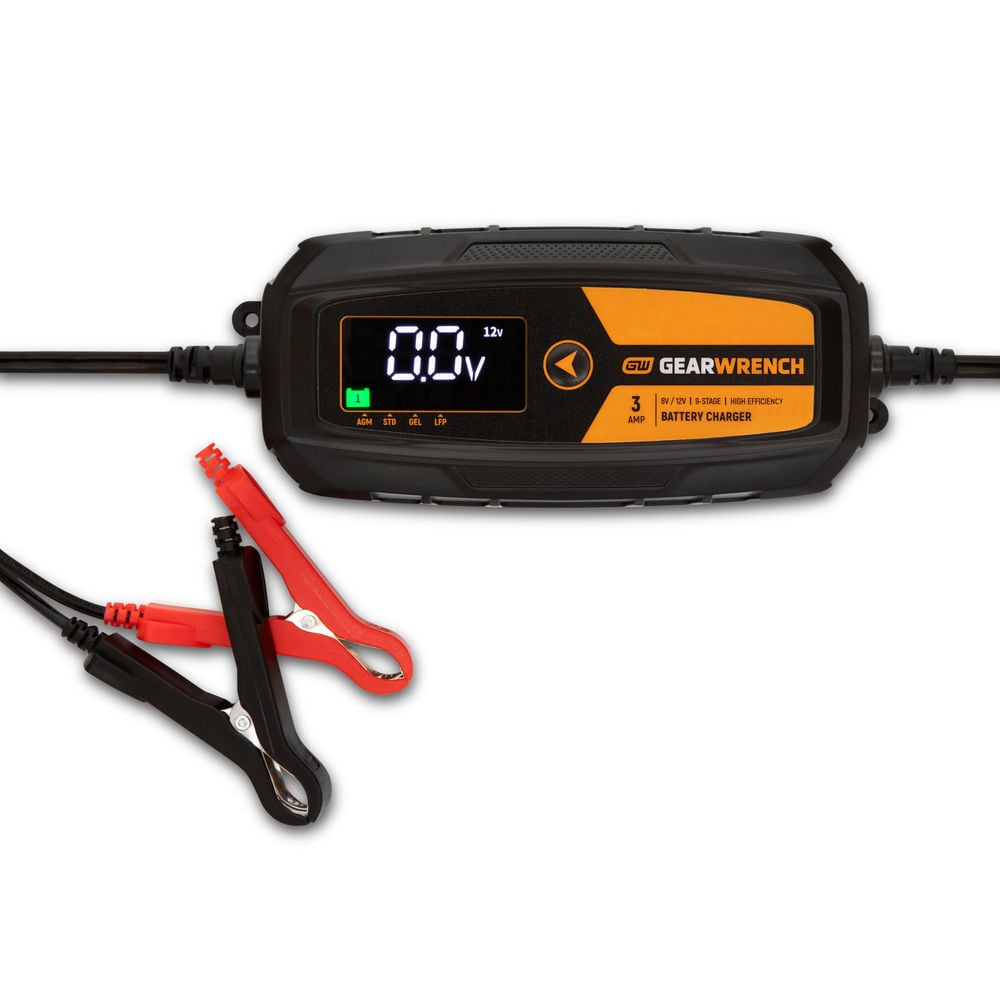 GEARWRENCH 3A 6V/12V Battery Charger and Maintainer, large image number 2