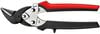 Bessey D15A Compact Aviation Snip Left Cut Red Handle, small