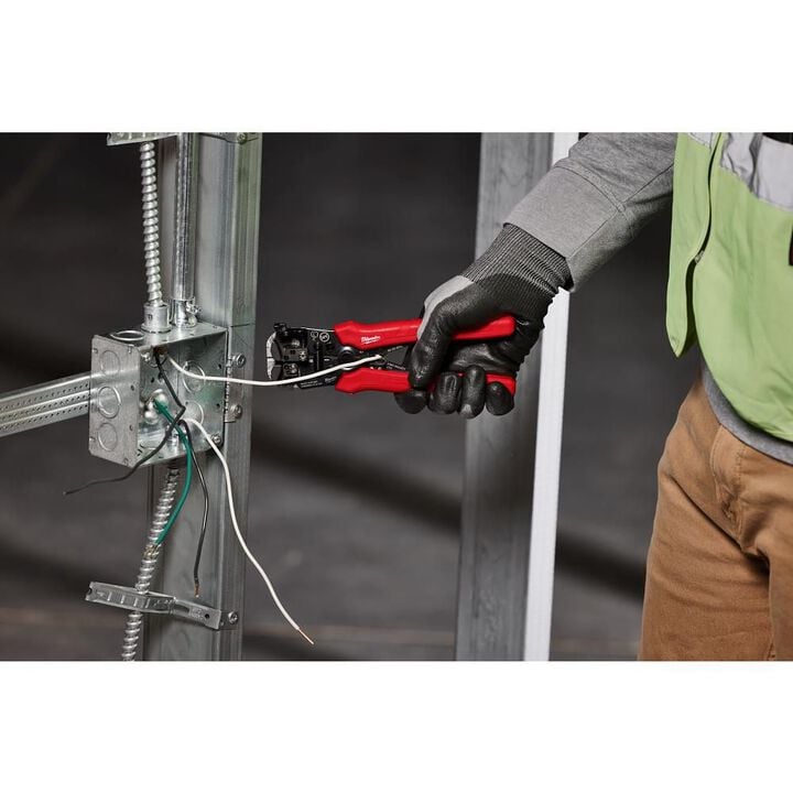 Milwaukee Self-Adjusting Wire Stripper & Cutter, large image number 2