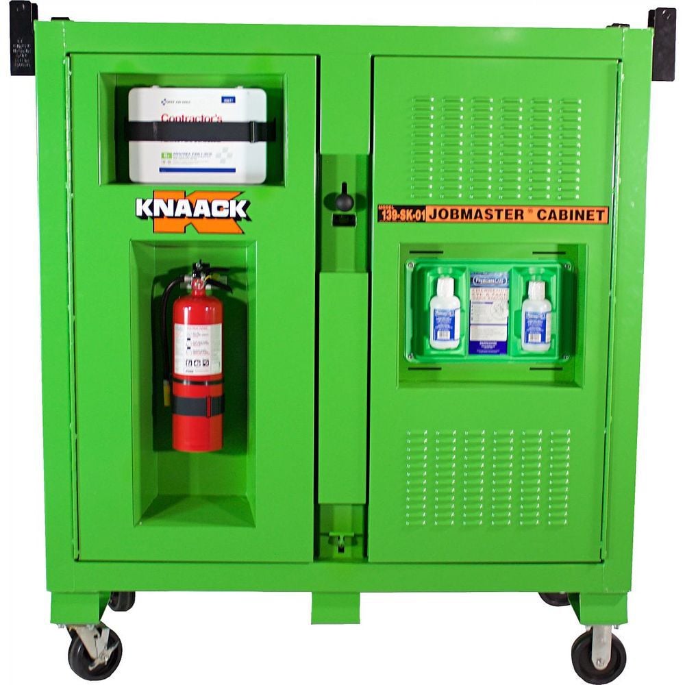 Knaack Model 139-SK-01 Safety Kage 59.4 Cu-Ft. Green Steel Cabinet, large image number 20
