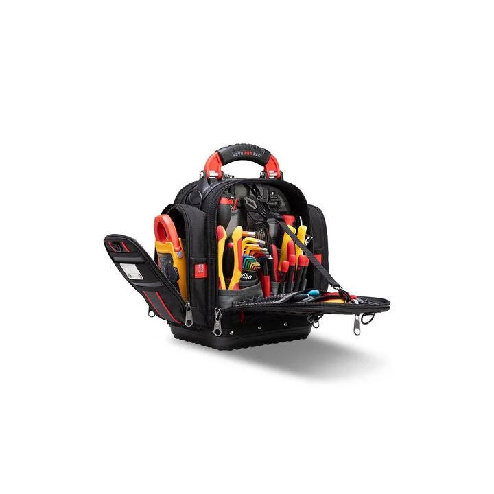 Veto Pro Pac 40 Lbs Zippered Compact Service Tool Bag, Black/Red, large image number 3