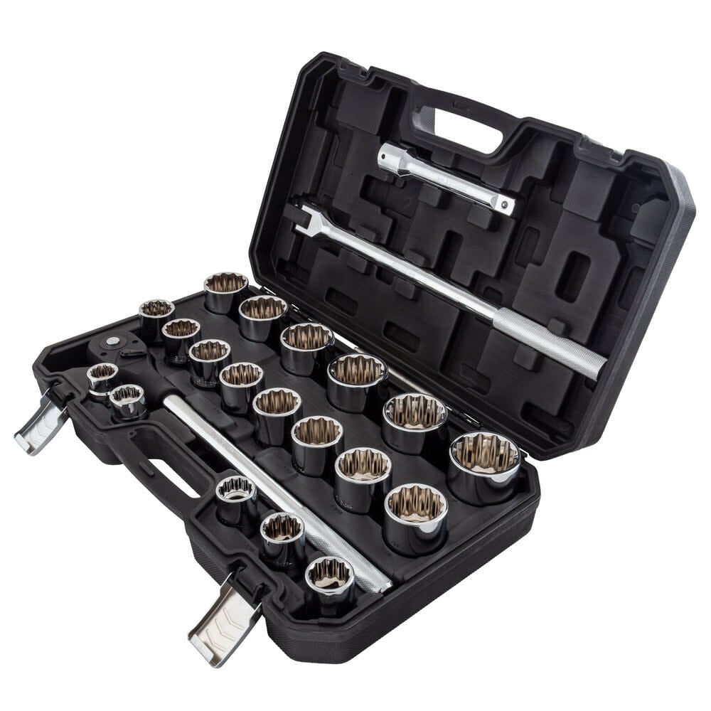 Sunex 3/4 Inch Drive SAE 12-Point Socket Set 22 Pieces, large image number 4