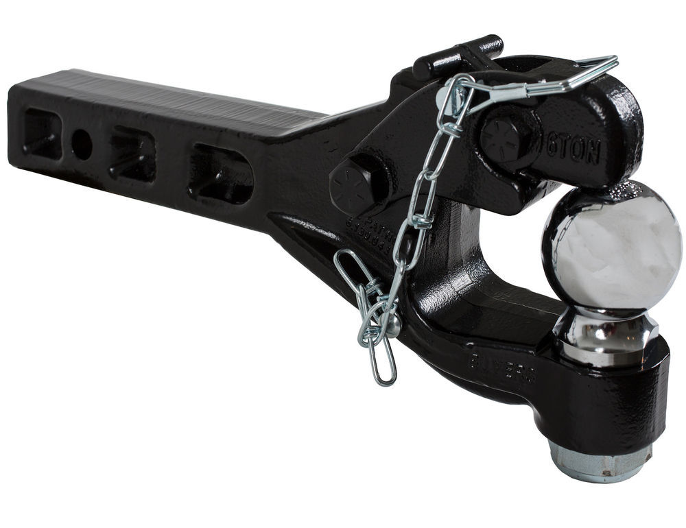 Buyers Products Company 6 Ton Combination Hitch - Pintle Hitch with 2 Inch Ball, large image number 1