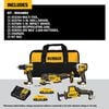 DEWALT ATOMIC 20V MAX Brushless 4 Tool Combo Kit, small image number 3