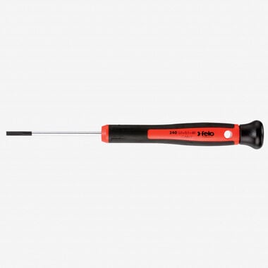 Felo 1/8 Inch x 4 Inch Precision Slotted Screwdriver with Impact Handle