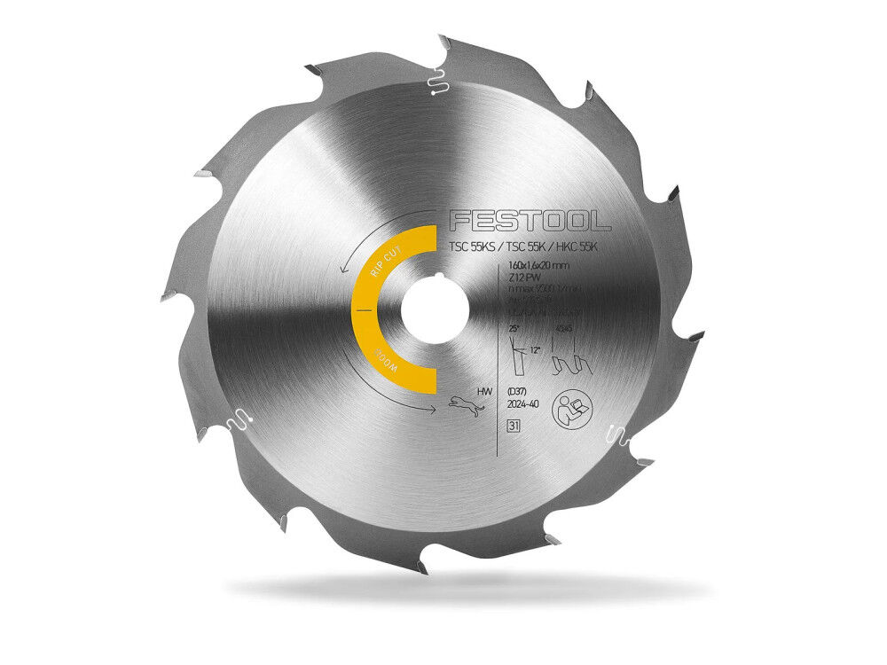 Festool 160 mm PW12 Thin Cut Circular Saw Blade, large image number 1