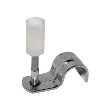 Nitroset 1/2in One Hole Conduit Strap Clip with 7/8in x 0.125 Shank Pin
