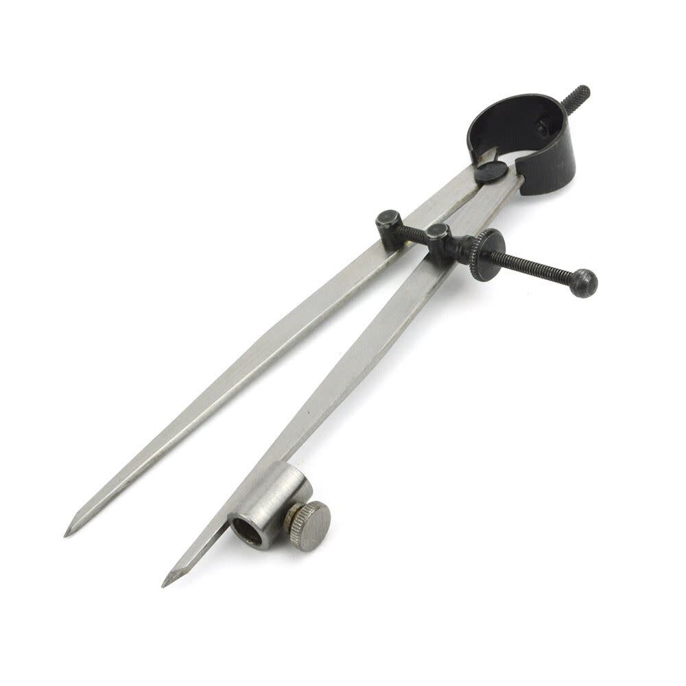 Big Horn 6 Inch Compass Marking Tool with Pencil Holder/Spring Divider/Scriber, large image number 2