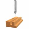 Bosch 1/16 Inch x 1/8 Inch High Speed Steel 1-Flute Straight Bit, small image number 1