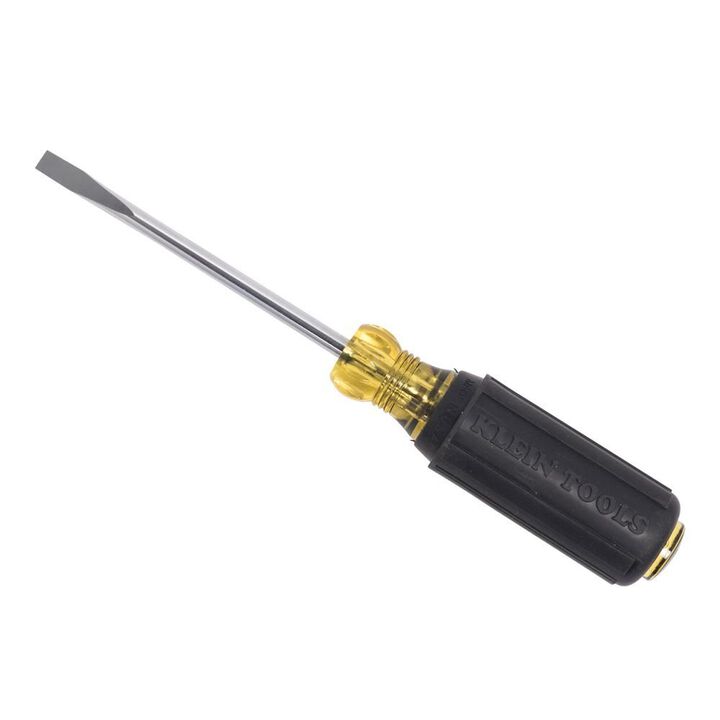 Klein Tools 1/4inch Cab Tip Screwdriver 4inch Shank, large image number 2