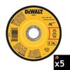 DEWALT 4-1/2 Inch x 1/4 Inch Type 27 Metal Grinding Wheel Bundle, 5 Pieces, small image number 1