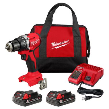 Milwaukee M18 Compact 1/2 in Hammer Drill/Driver Kit, large image number 0