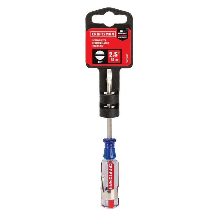 CRAFTSMAN 1/8 Inch x 2-1/2 Inch Slotted Acetate Screwdriver, large image number 2