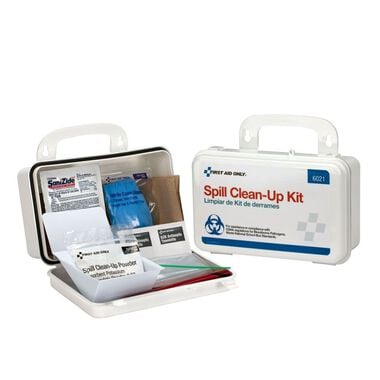 First Aid Only BBP Spill Clean Up Kit 20pc Plastic Case