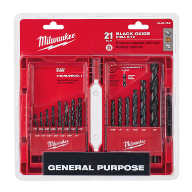 Milwaukee 21-Piece Thunderbolt Black Oxide Drill Bit Set, large image number 5