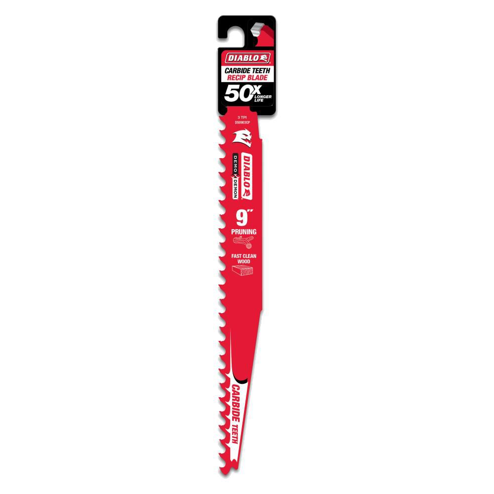 Diablo Tools 9in Carbide Tip Pruning and Clean Wood Blade DS0903CP