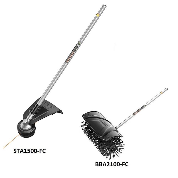 EGO Power+ String Trimmer Attachment and Bristle Brush Attachment Reconditioned Bundle, large image number 1
