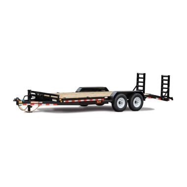 Orangeline Equipment Hauler Trailer 83in x 17 + 3' Cleated Dovetail Heavy Duty