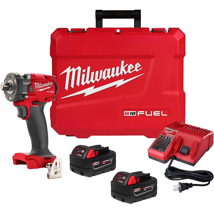Milwaukee M18 FUEL 1/2inch Compact Impact Wrench with Pin Detent Kit