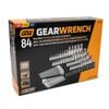 GEARWRENCH Master SAE/Metric and TORX Bit Socket Set 84 pc 1/4 3/8 & 1/2 In. Drive, small image number 4