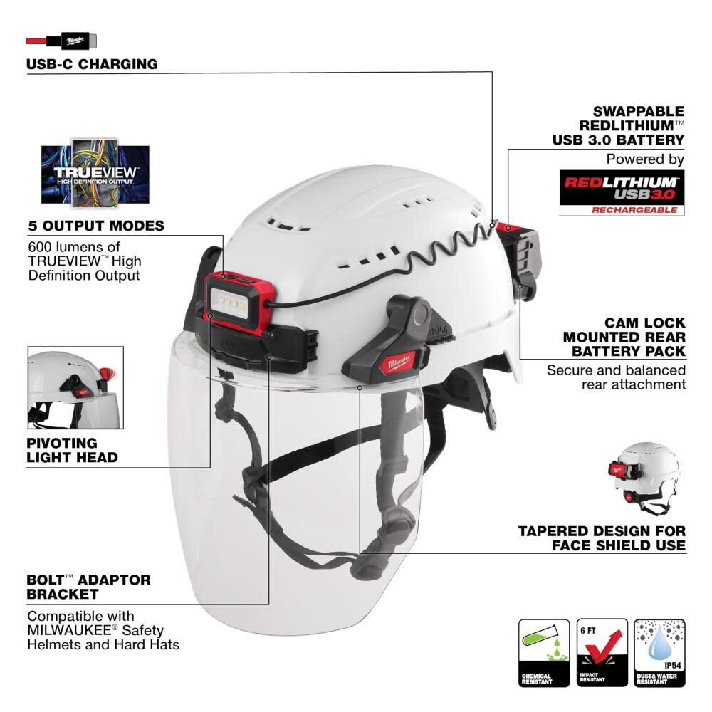 Milwaukee hard hat lamp cheap