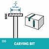 Dremel 3/8 In. (9.5 mm) Carving Bit, small image number 2