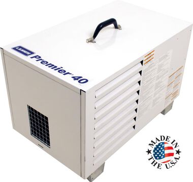 LB White Premier 40 EnClosed Abrasive Grain Coat Flame Portable Heater LP