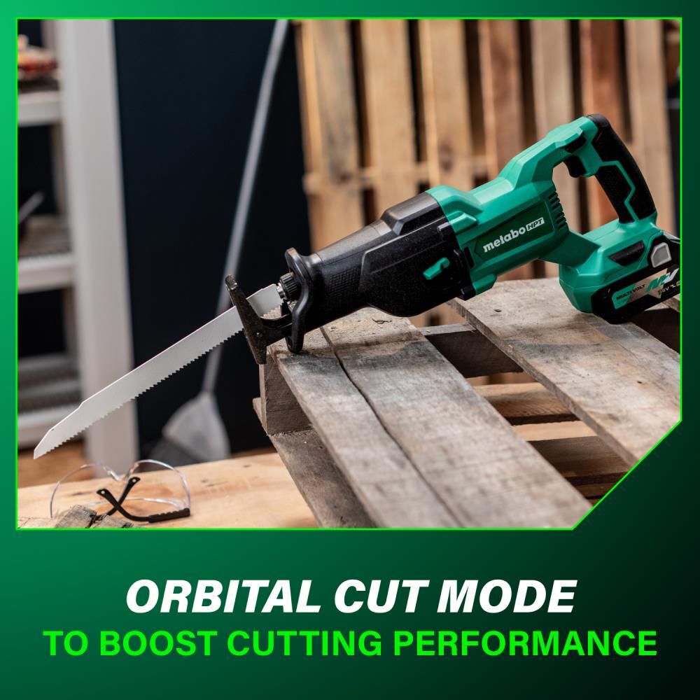 Metabo HPT 18V MultiVolt Cordless Reciprocating Saw (Bare Tool), large image number 7