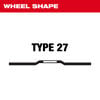 Milwaukee 4-1/2 Inch x .045 Inch x 7/8 Inch Ceramic+ Metal Cut Off Wheel Type 27, small image number 3