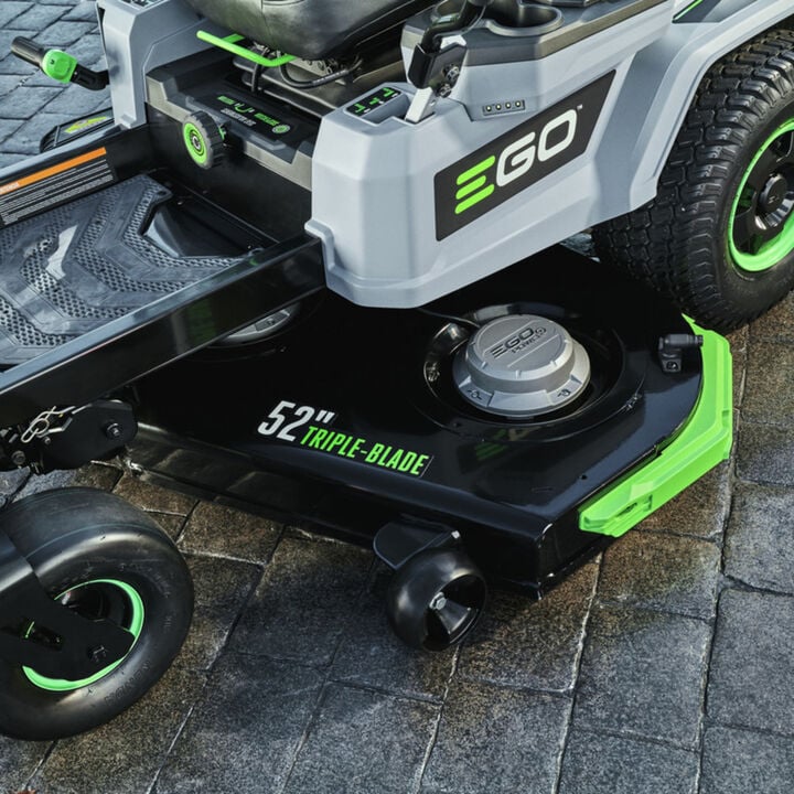 EGO POWER+ 52 Inch Z6 Zero Turn Riding Lawn Mower Kit with 6 x 12Ah Batteries & Charger, large image number 2