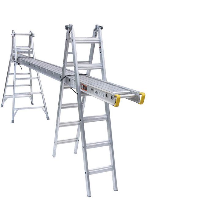 Werner 26-ft Aluminum 300-lb Telescoping Type IA Multi-Position Ladder, large image number 10