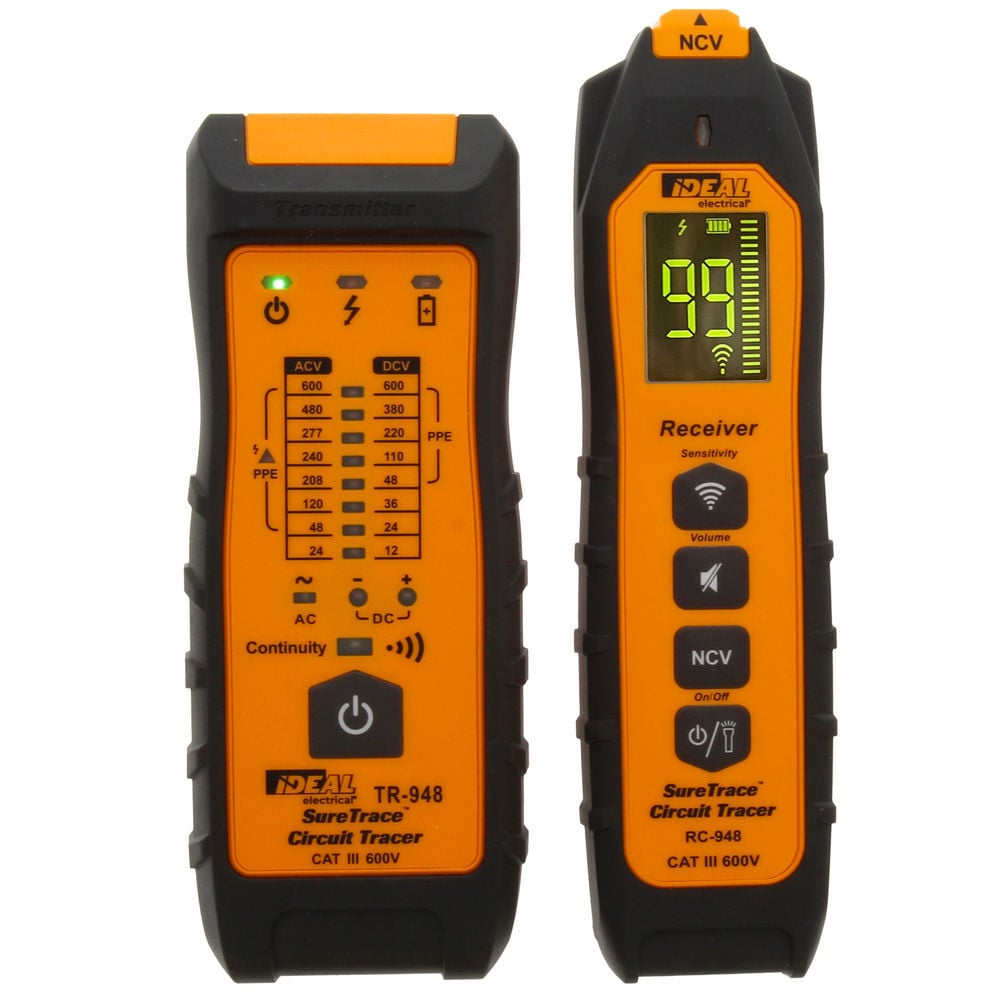 Ideal Industries SureTrace Plus Circuit Tracer 0-600V AC/DC with Continuity Test, large image number 7