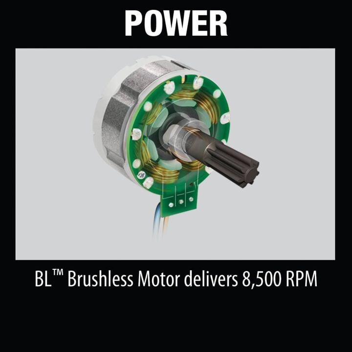 Makita 18V LXT 4 1/2 / 5in Cut Off/Angle Grinder with Electric Brake (Bare Tool), large image number 9