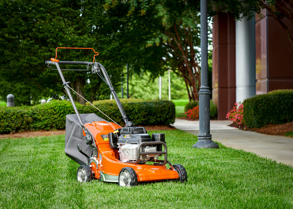 Husqvarna push mower gas clearance