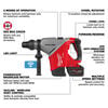 Milwaukee M18 FUEL 1-3/4 Inch SDS MAX Rotary Hammer with ONE-KEY Kit, small image number 4