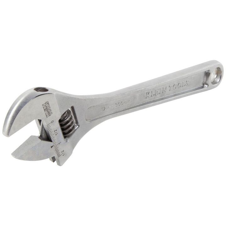 Klein Tools 12in Adj. Wrench Extra-Capacity, large image number 3