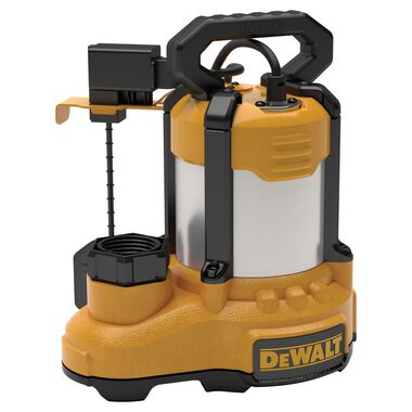 DEWALT 1/3 HP SSTL/Cast Iron Sump Pump