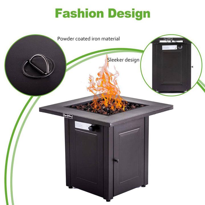 Living Accents 28 Inch Propane Fire Pit Table, large image number 2