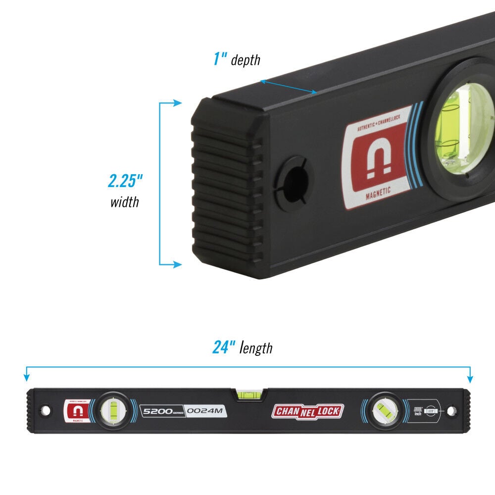 Channellock 24 Inch Magnetic Box Level, large image number 7